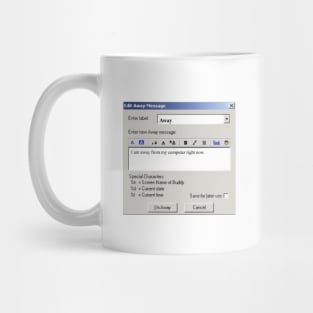 I am away from my computer right now. Mug